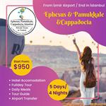 5 Days / 4 Nights Turkey Tour from Izmir Airport